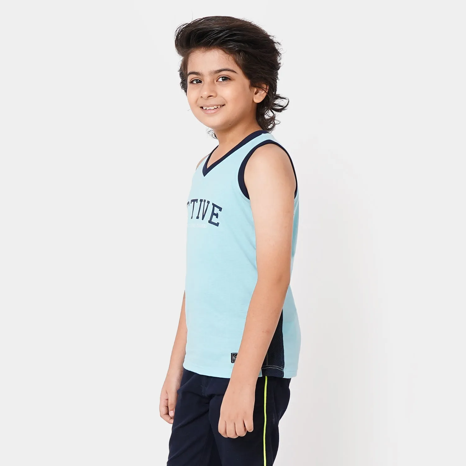 Boys Sando Active - Delicate Blue