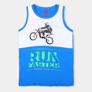 Boys Sando Run Faster-Blue