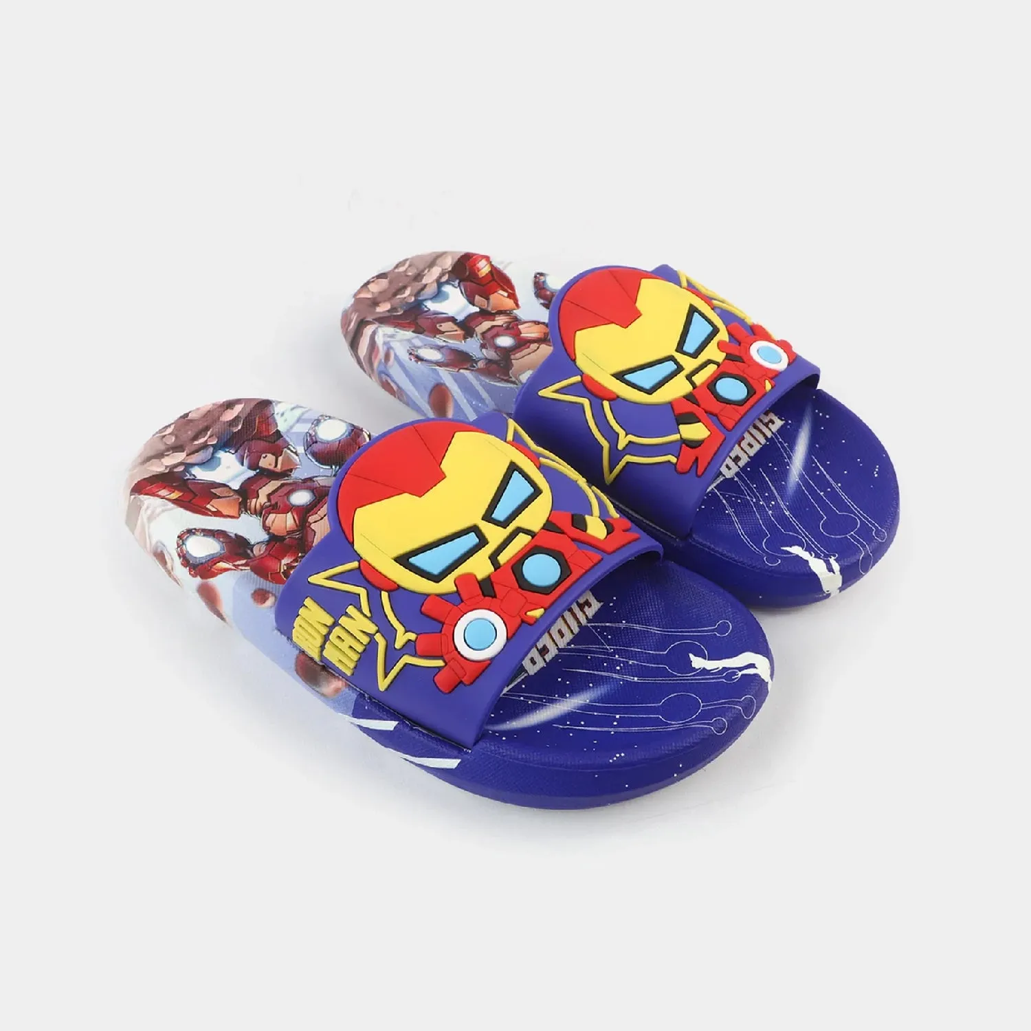 Boys Slippers DF-113-Blue