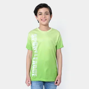 Boys Sport T-Shirt League | Lime