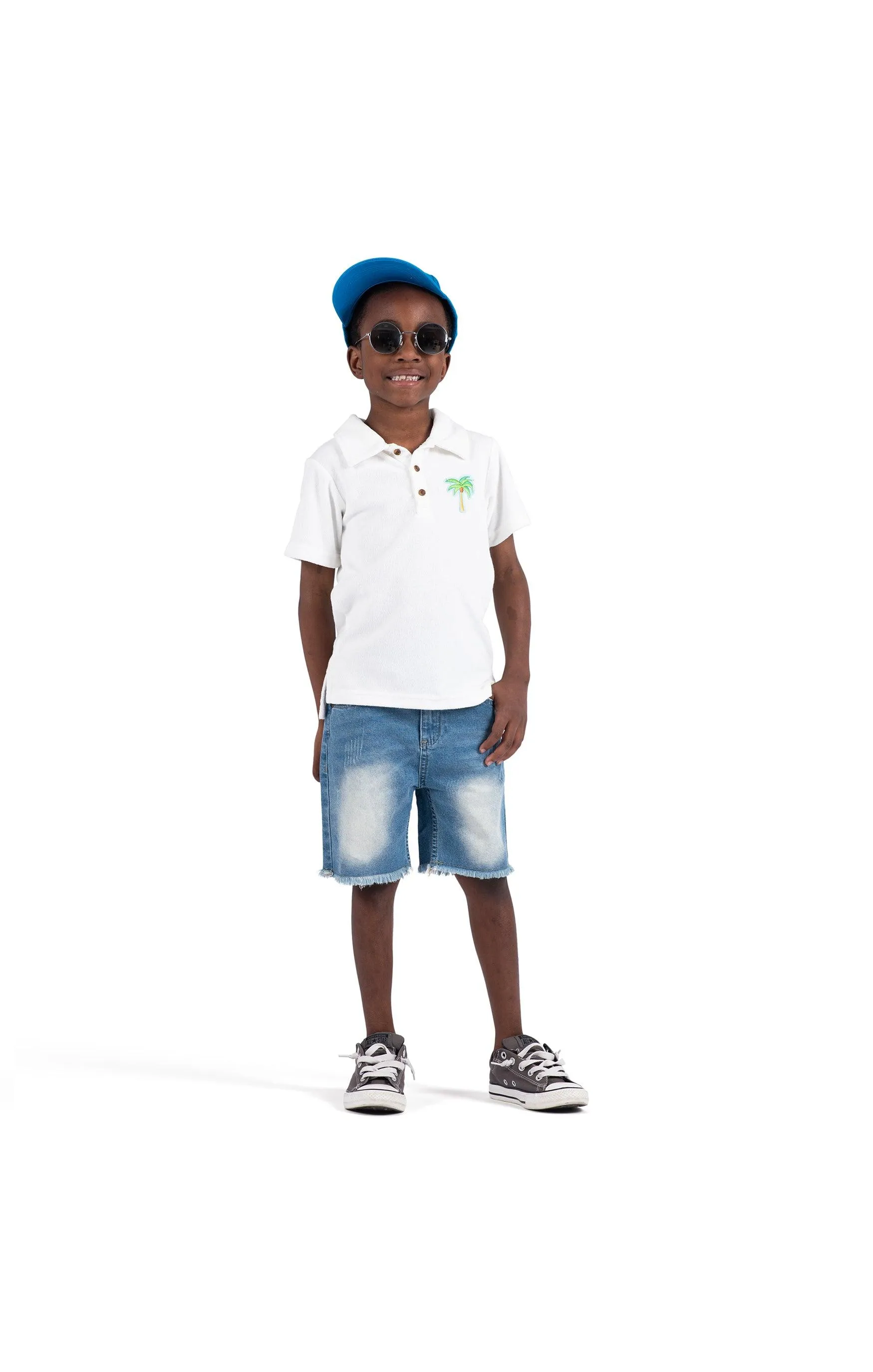 Boys Top | Fairbanks White Polo | Appaman