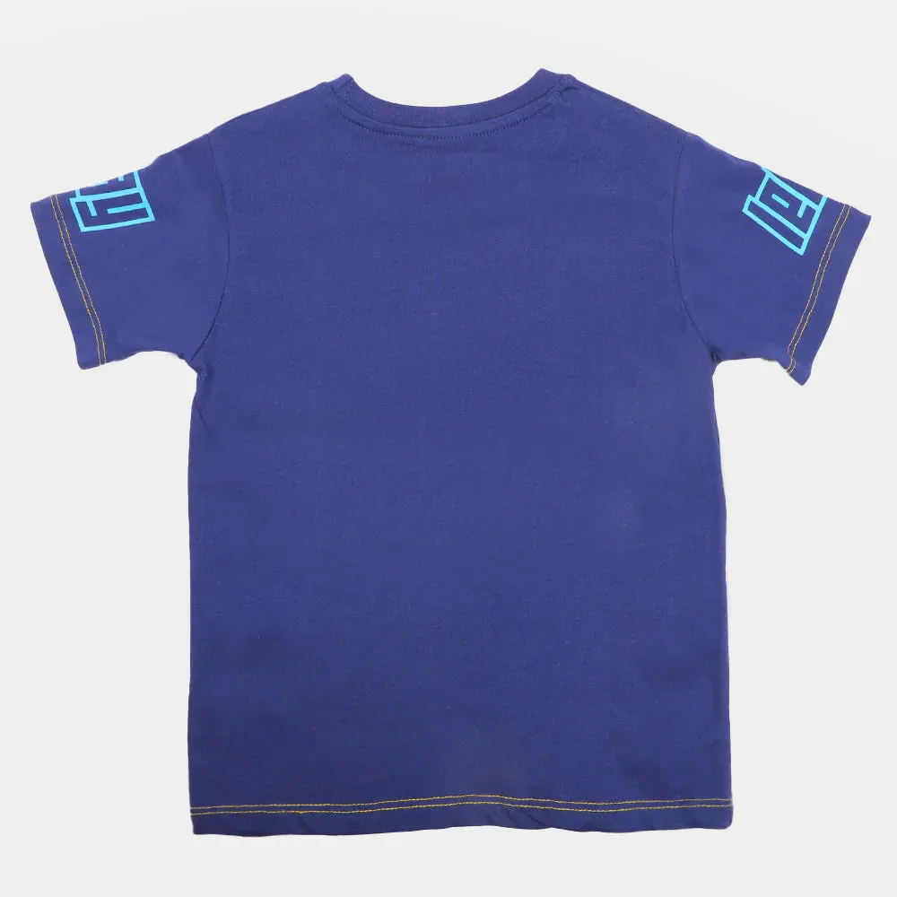 Boys T.SHIRT Lets Play - NAVY