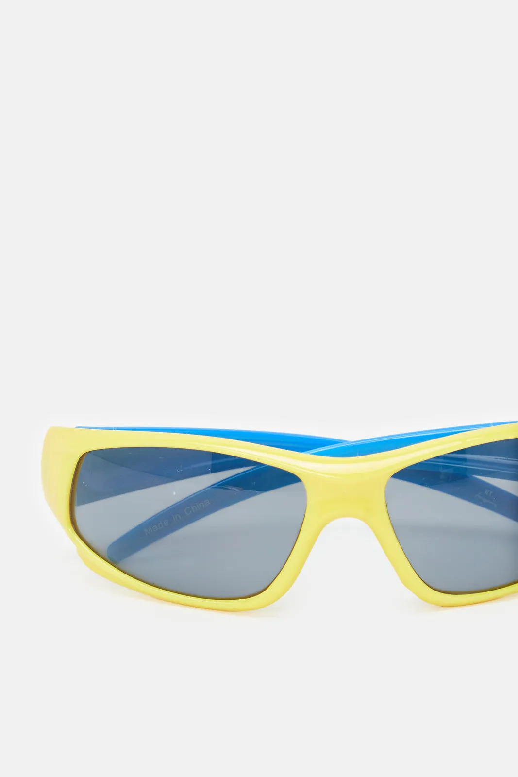 Boys Yellow Sports Sunglasses