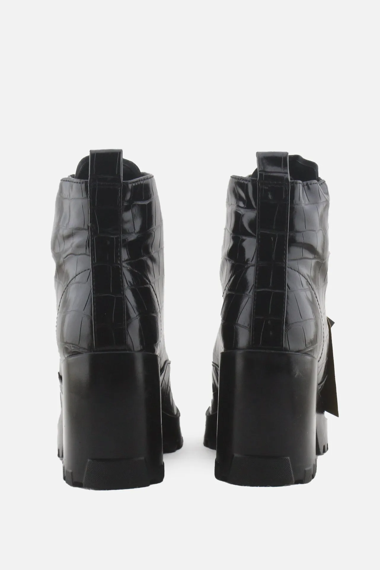 BP Marley Zipper Platform Boots | 100% Synthetic Leather