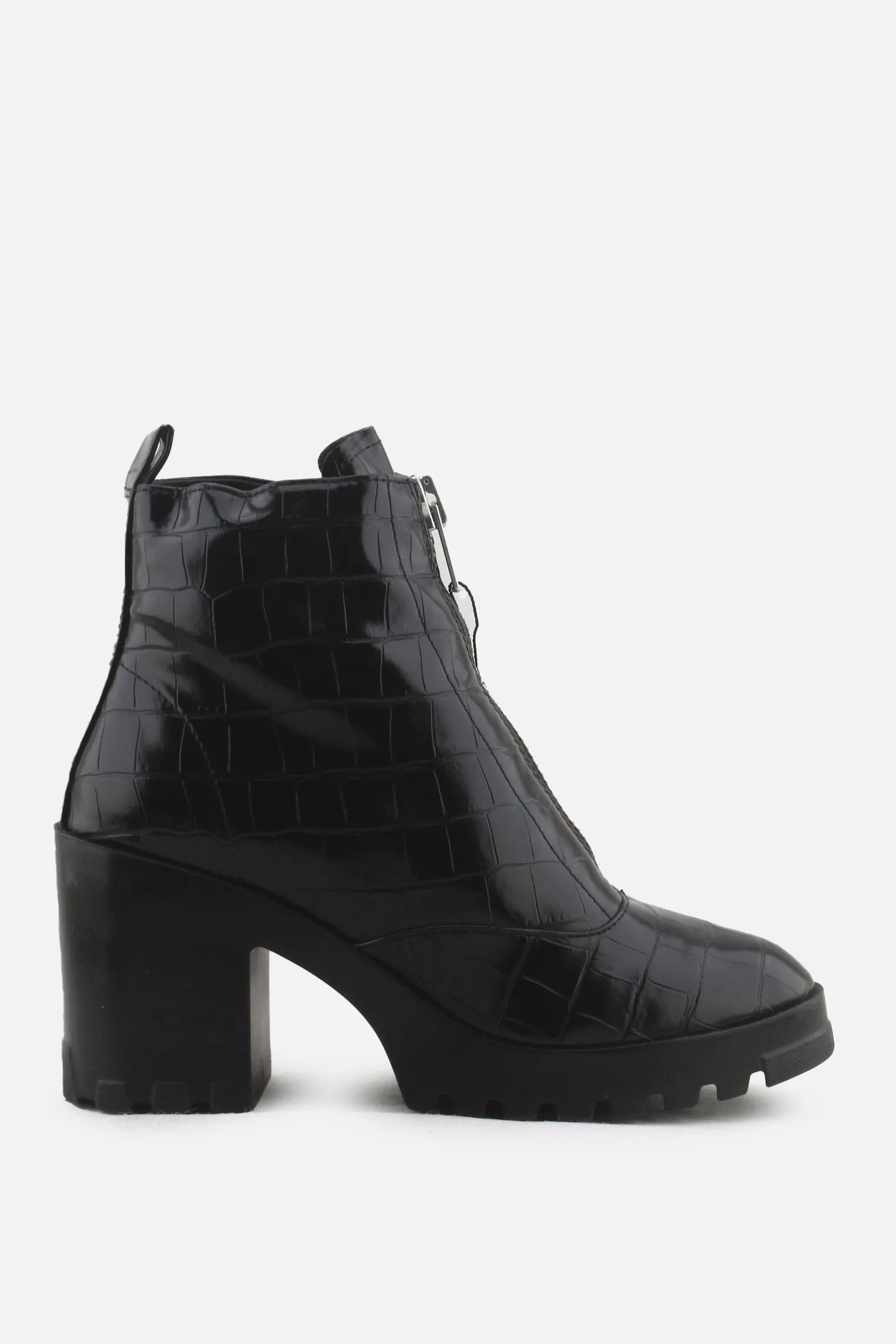 BP Marley Zipper Platform Boots | 100% Synthetic Leather