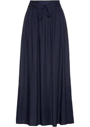 Bpc Selection viscose maxi skirt, blue