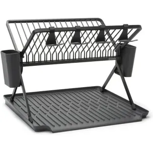 Brabantia Foldable Dish Drying Rack Large - Dark Grey