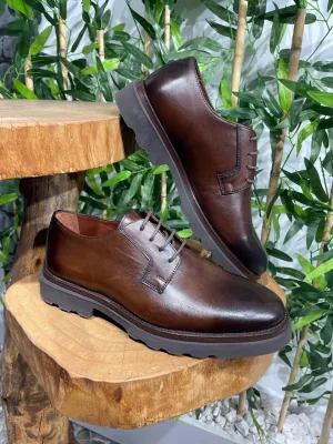 Brabion Belton Brown Leather Shoes