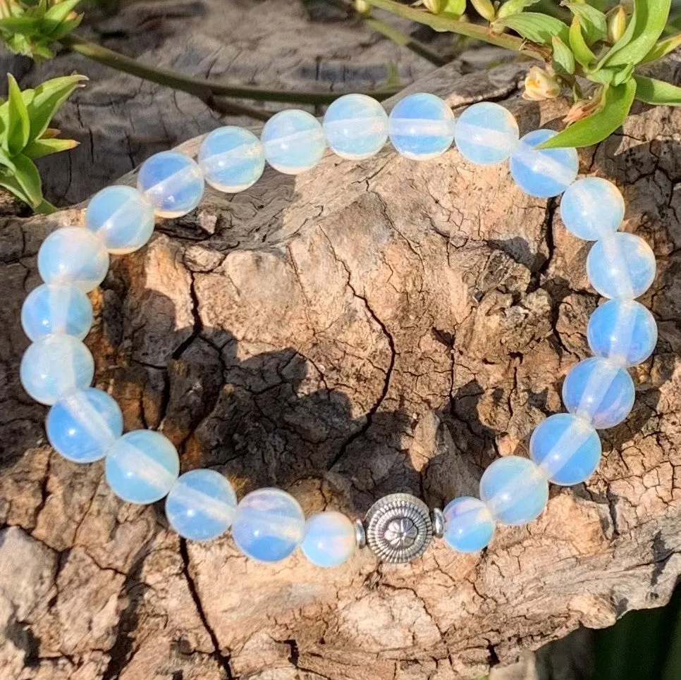 Bracelet opaline, bracelet femme