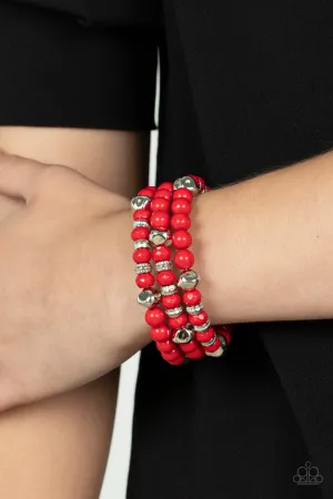 Bracelets Vibrant Verve - Red B241