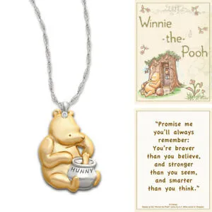 Bradford Exchange Classic Winnie the Pooh Pendant Necklace