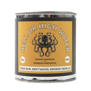 Bradley Mountain Hell Or High Water Dark Rum, Driftwood & Smoked Vanilla Candle