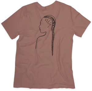 Braid T-shirt - Celebrating Natural Hair, Soft Cotton, Unisex Fit