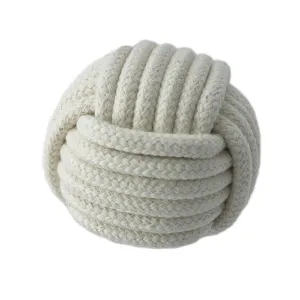 Braided Cotton Cord 3/16" - 3/16" (5mm) NATURAL - 80 FEET