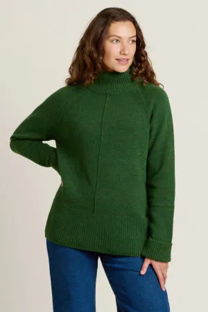 Brakeburn 20 Forest Green Roll Neck Knit Jumper