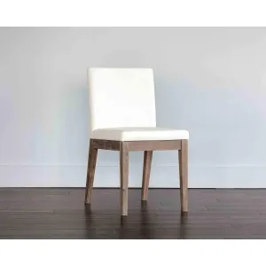 Branson Dining Chair, White, Set of 2