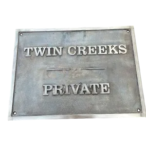 Brass Address Plaques BAP2802