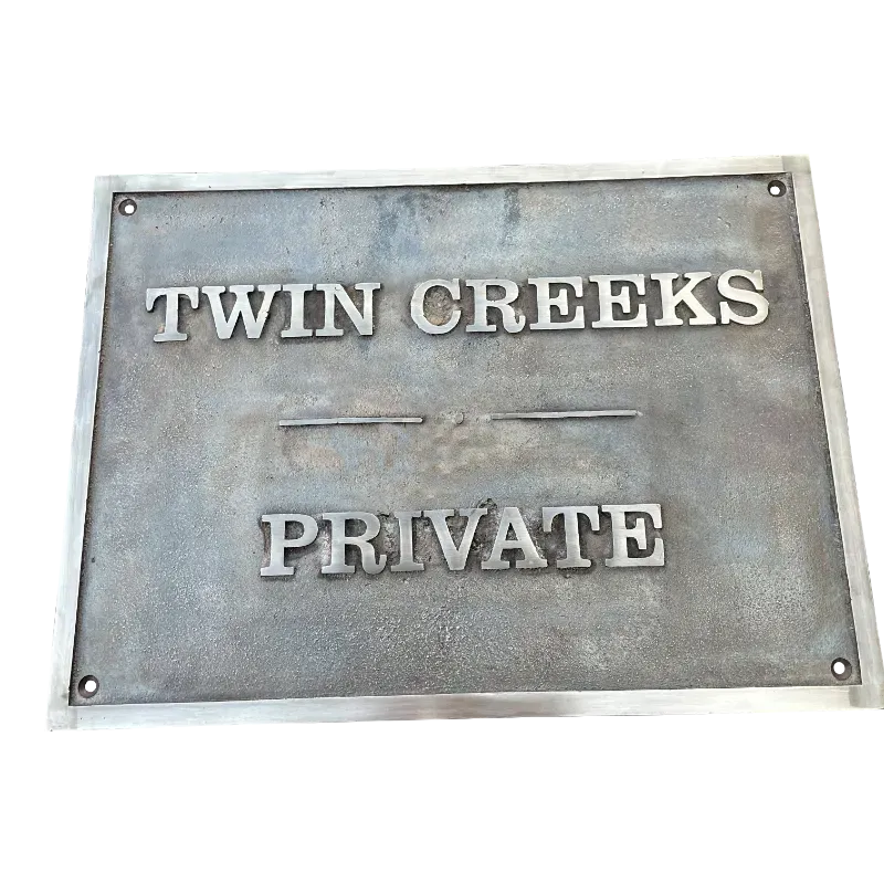 Brass Address Plaques BAP2802