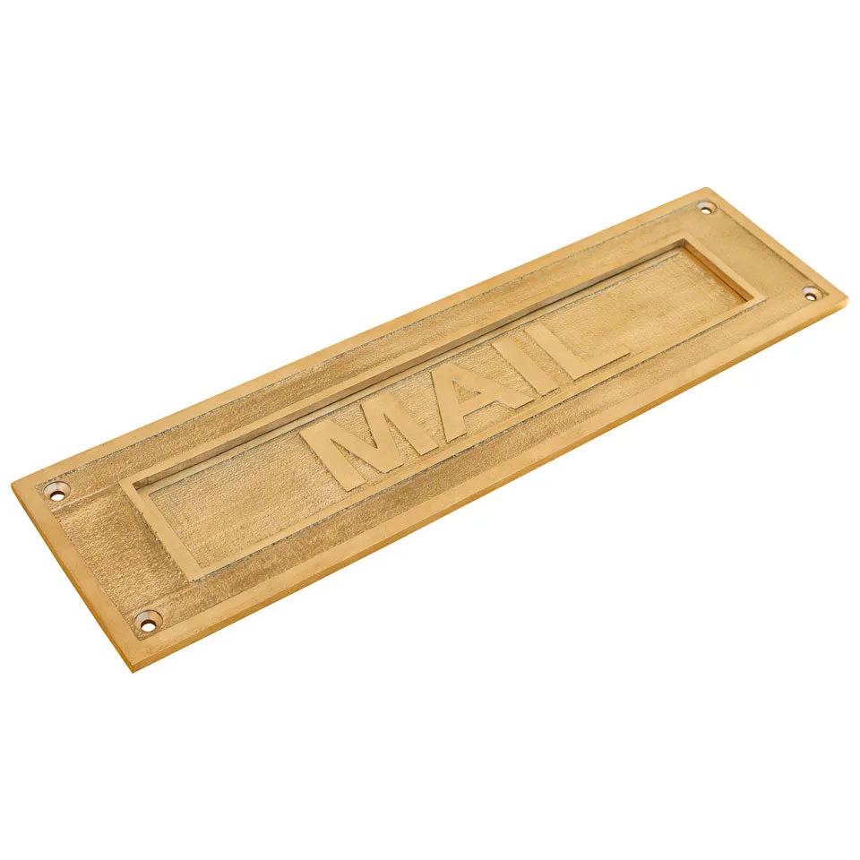 Brass Mailbox Plaque Plate BMP43