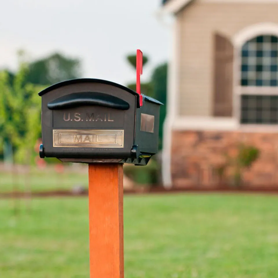 Brass Mailbox Plaque Plate BMP43