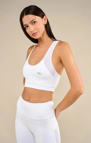 Brassière de yoga blanche LIGHT