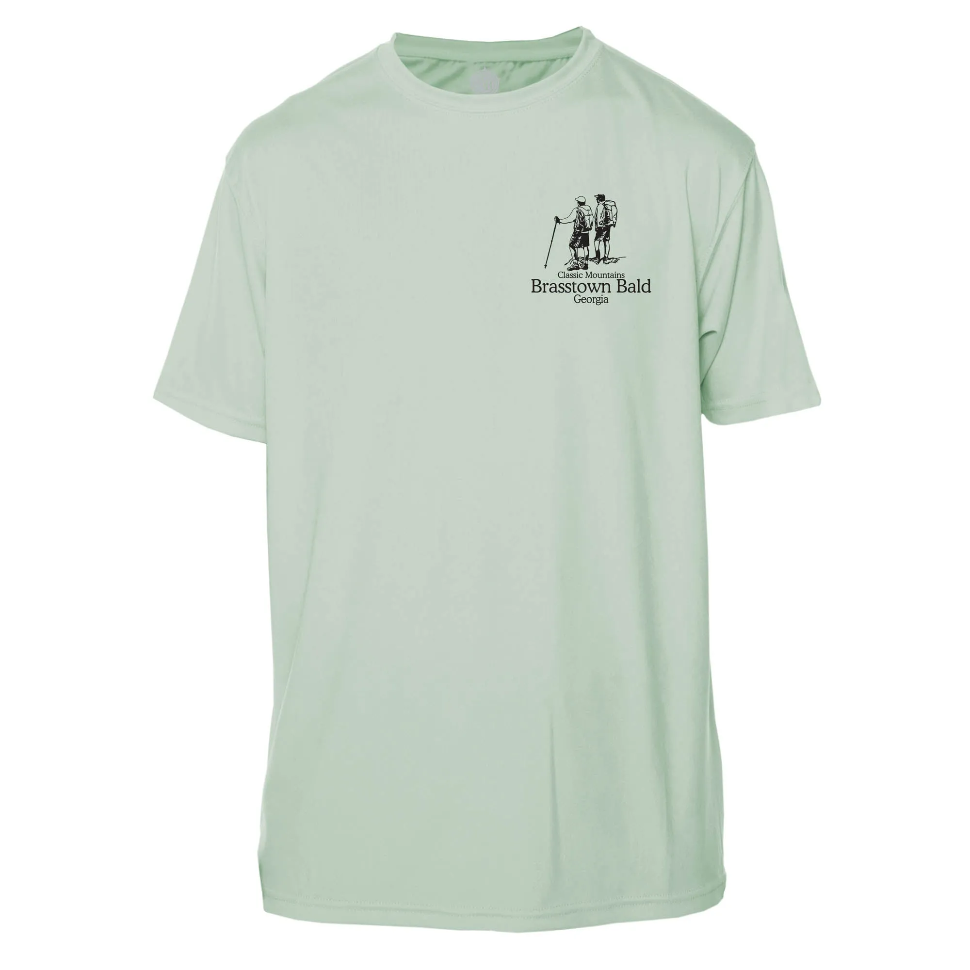 Brasstown Bald Classic Mountain Short Sleeve Microfiber Men's T-Shirt