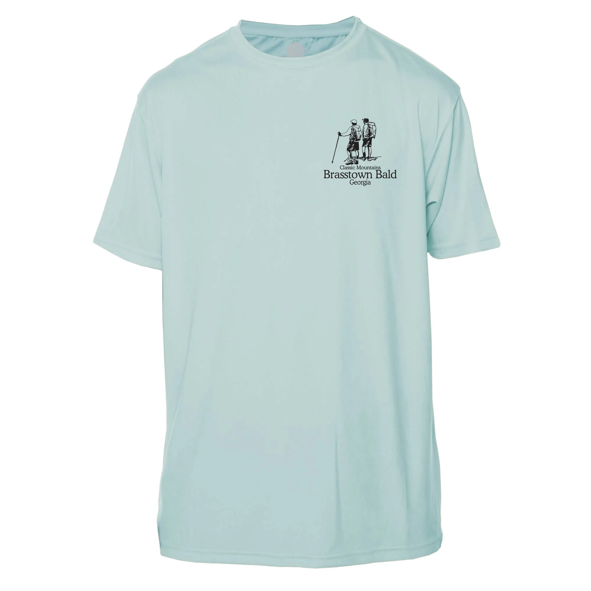 Brasstown Bald Classic Mountain Short Sleeve Microfiber Men's T-Shirt