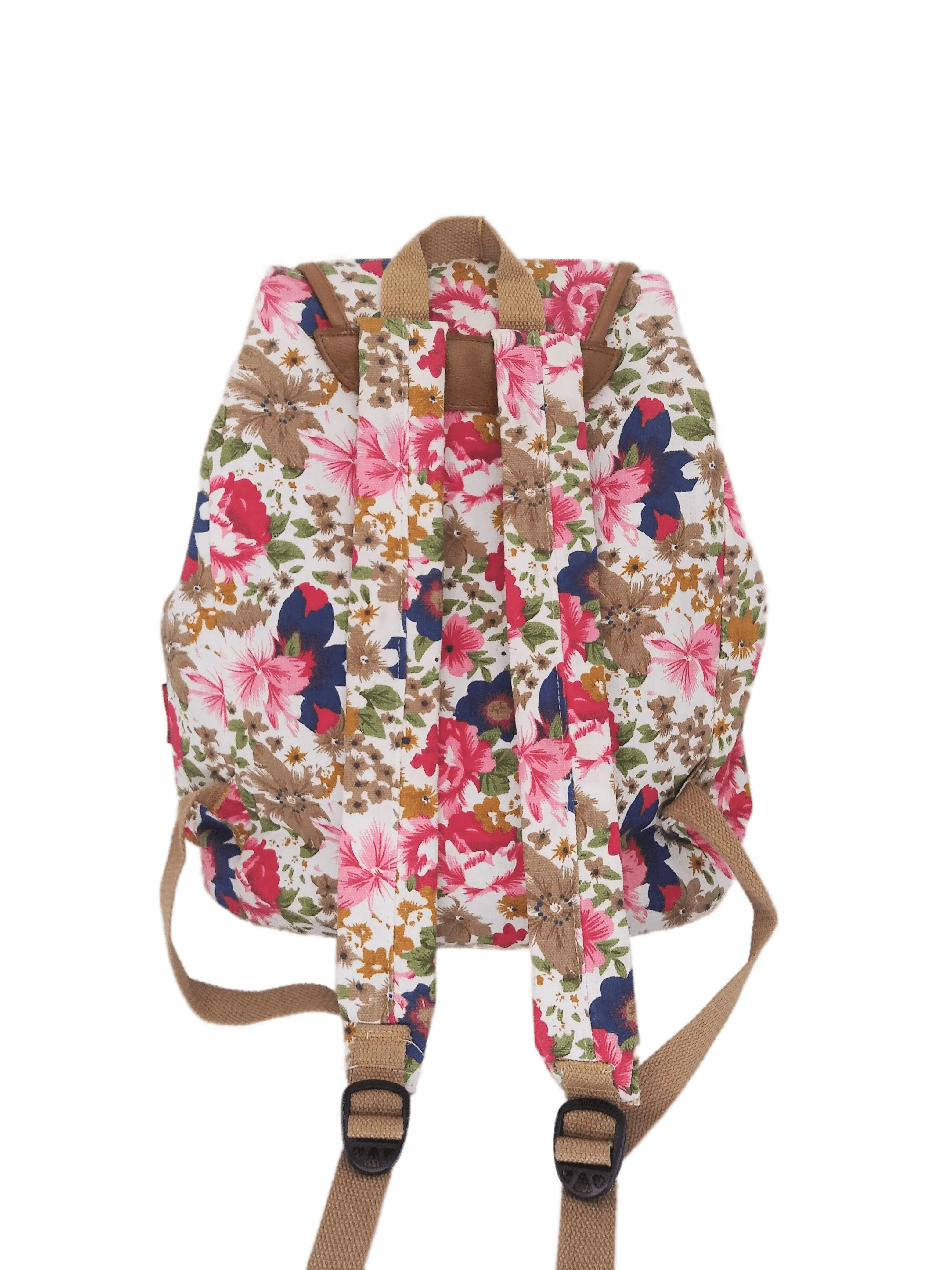 Bravo! Backpack Rucksack Drawstring (Bloom, Cream)