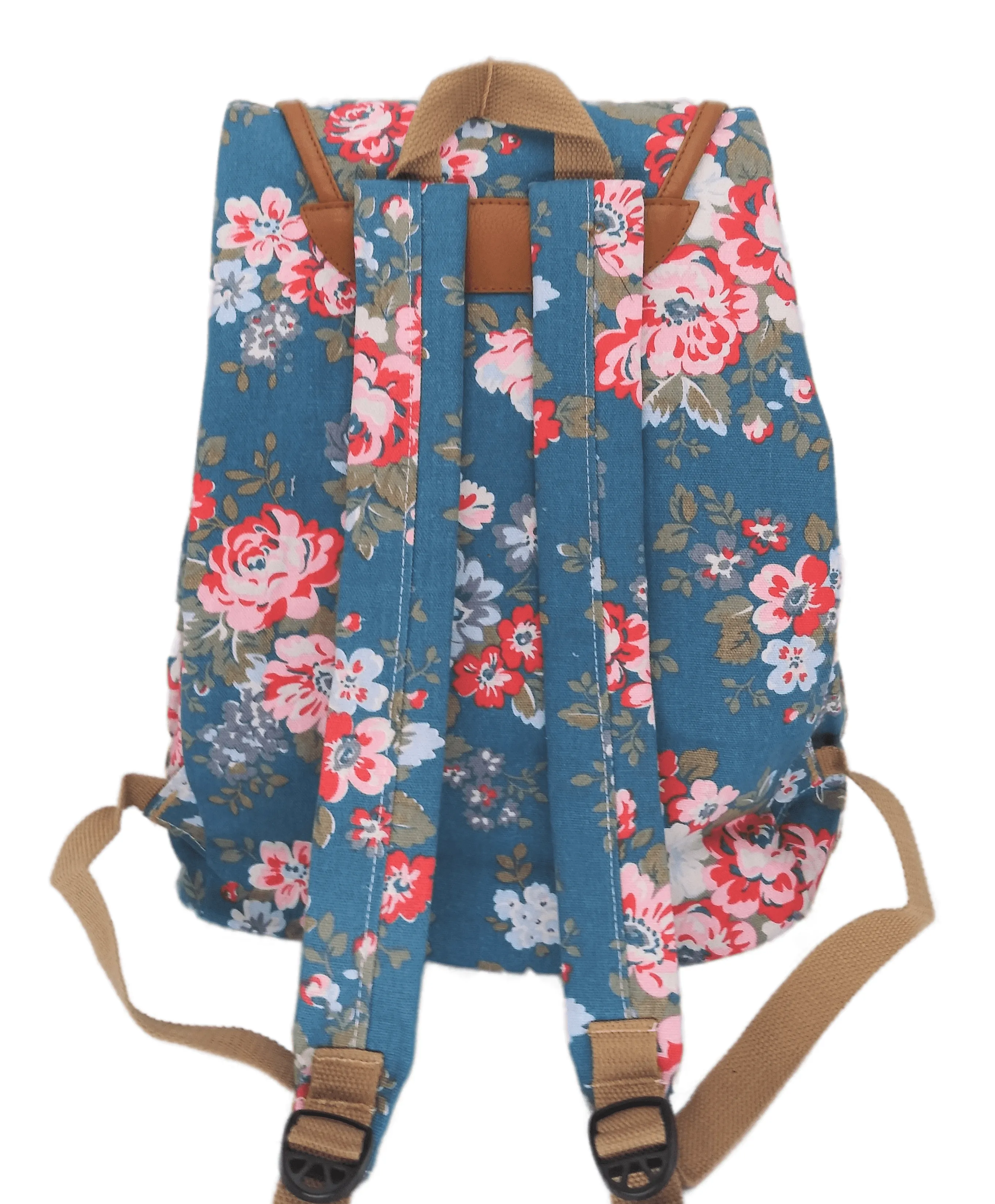 Bravo! Backpack Rucksack Drawstring (Gerbera, Blue)