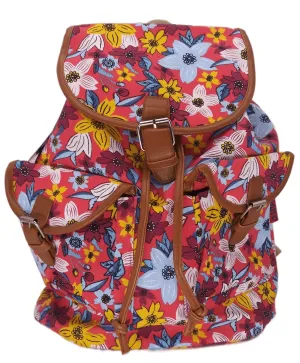 Bravo! Backpack Rucksack Drawstring (Lily, Red)