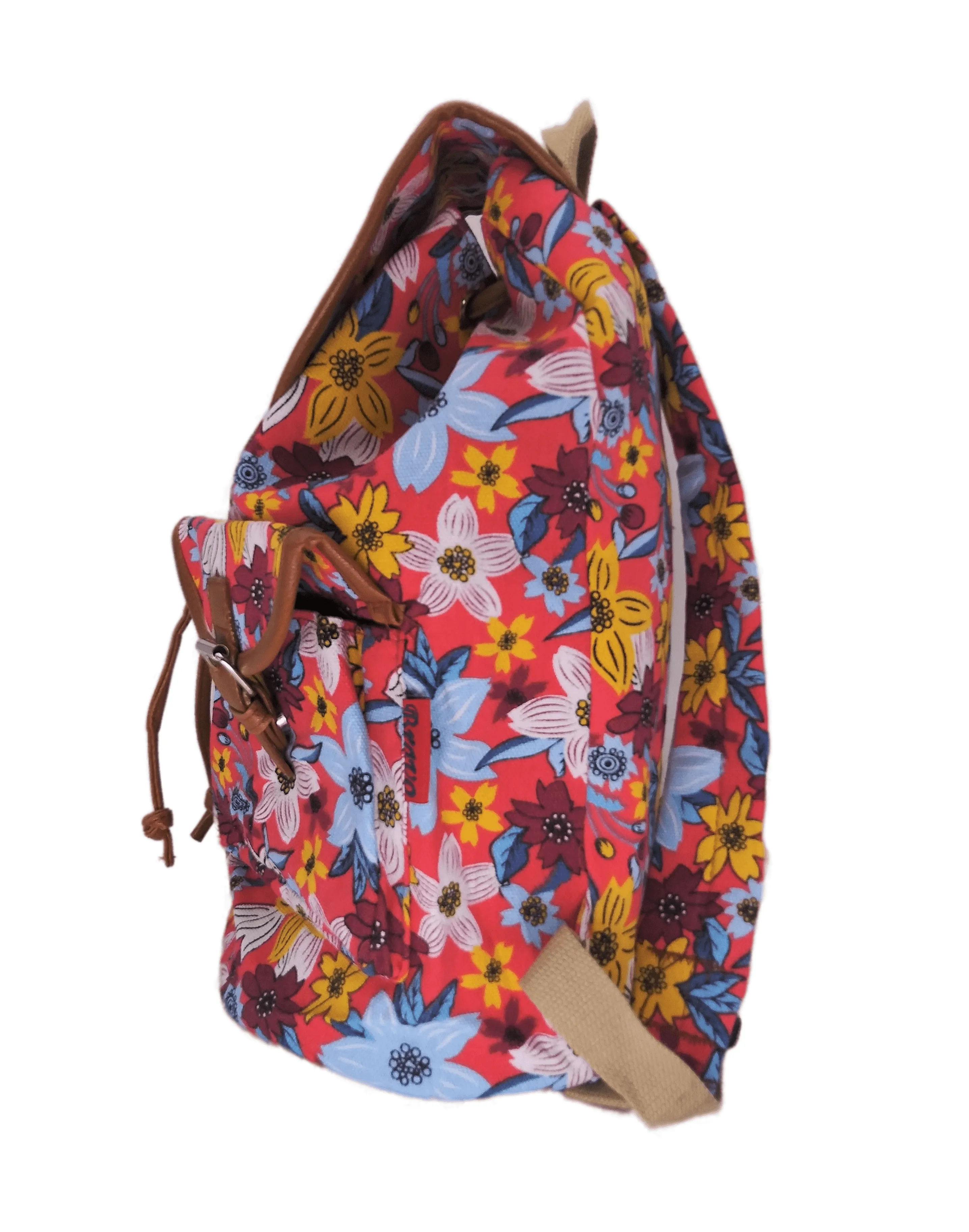 Bravo! Backpack Rucksack Drawstring (Lily, Red)