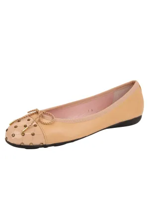 Bravo Studded Toe Ballet Flat