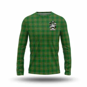 Bray Irish Clan Tartan Long Sleeve T-Shirt with Coat of Arms