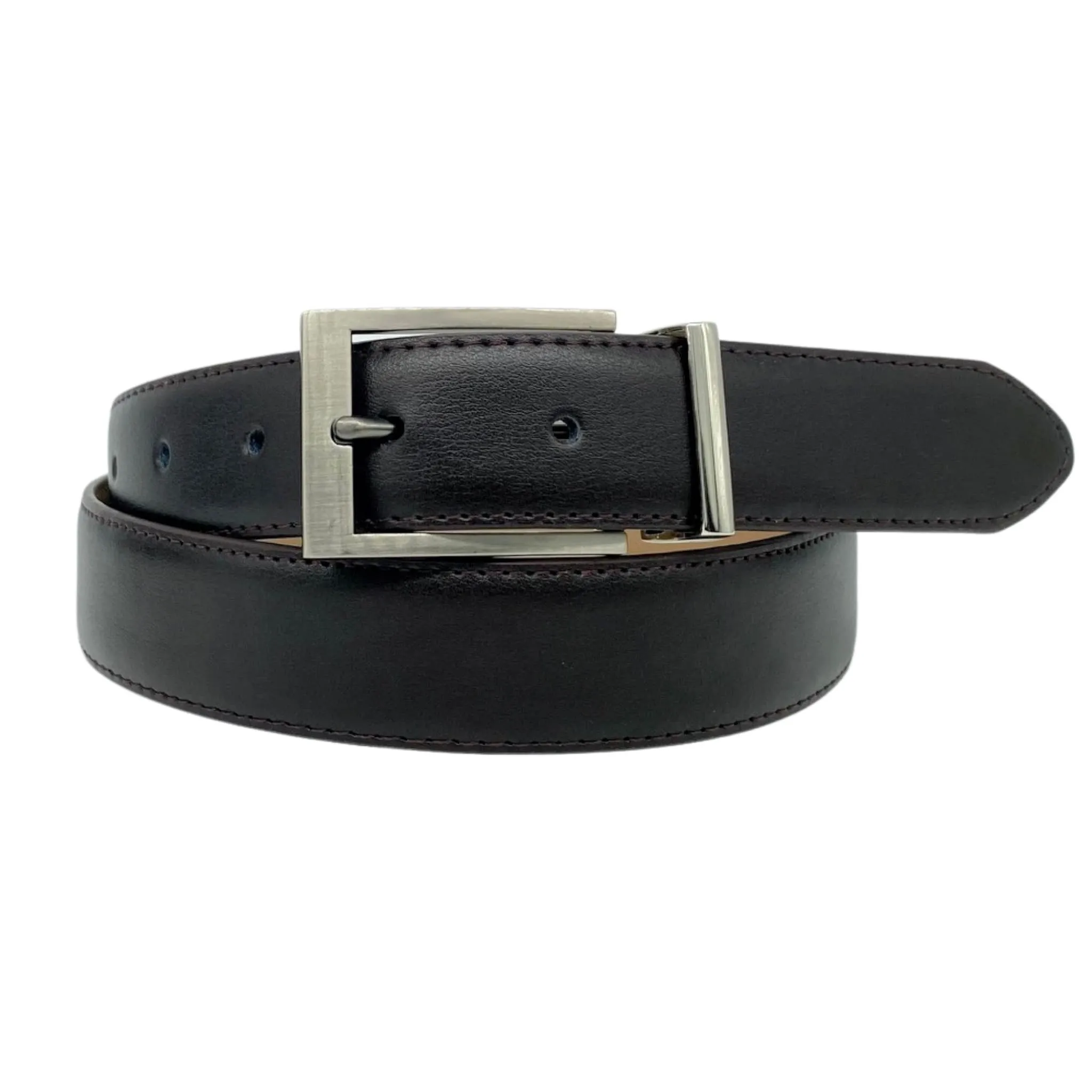 BRAYDEN - Men's Brown Genuine Leather Belt