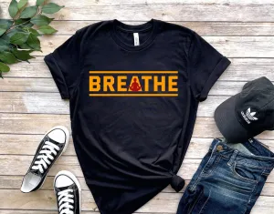 breathe yoga shirt , yoga  T-Shirt, Meditation Shirt, Yoga Shirt, Yoga Gift, Spiritual Shirt, zen shirt