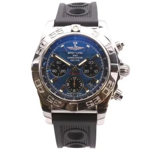 Breitling Chronomat 44mm Steel/Rubber Watch - Ref: AB0110