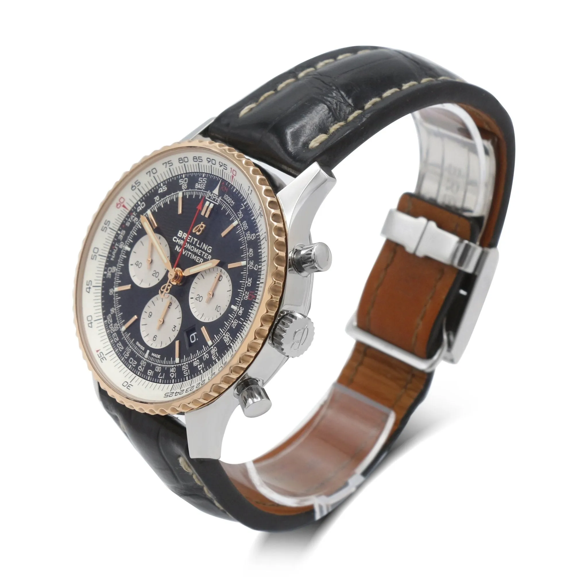 Breitling Navitimer 1 BO1 46mm Chronograph Steel & 18ct Rose Gold Watch