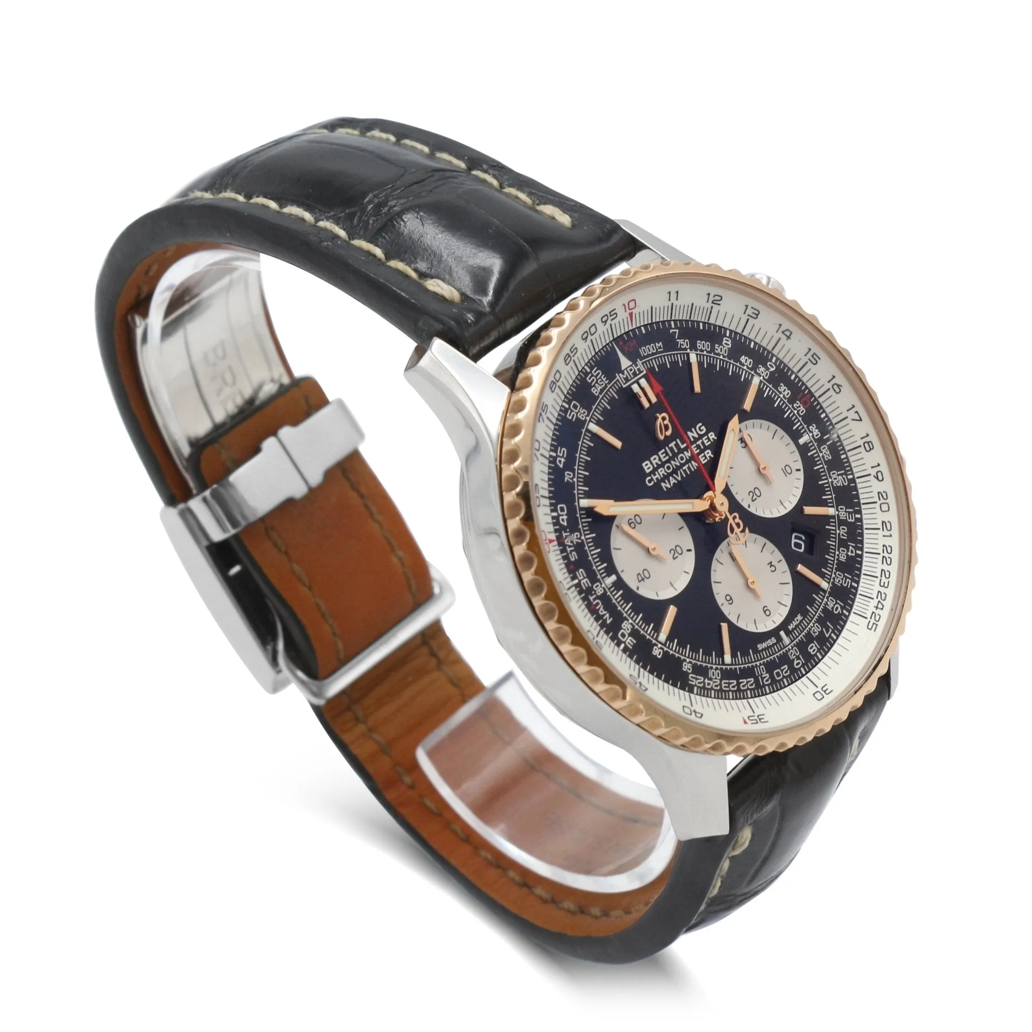 Breitling Navitimer 1 BO1 46mm Chronograph Steel & 18ct Rose Gold Watch