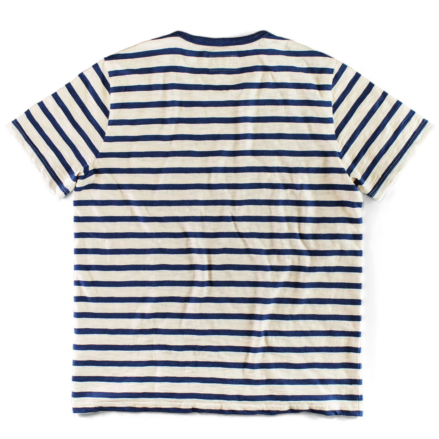 Breton Striped T Shirt Blue