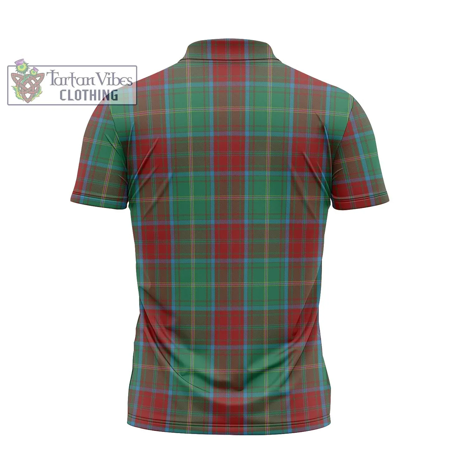 Brewer Tartan Zipper Polo Shirt