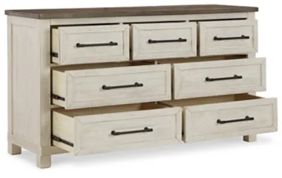 Brewgan King Panel Storage Bed with Dresser