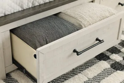 Brewgan King Panel Storage Bed with Dresser