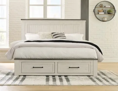 Brewgan King Panel Storage Bed with Dresser