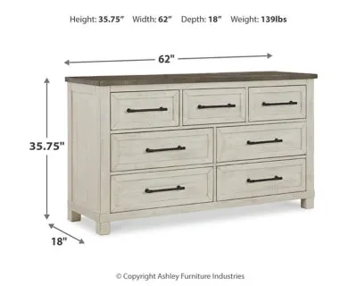 Brewgan King Panel Storage Bed with Dresser