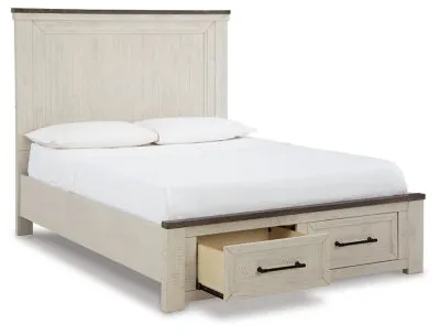 Brewgan Queen Panel Storage Bed with Dresser