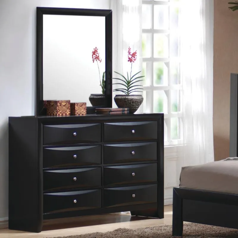 Briana Black 4 PC Bedroom Set