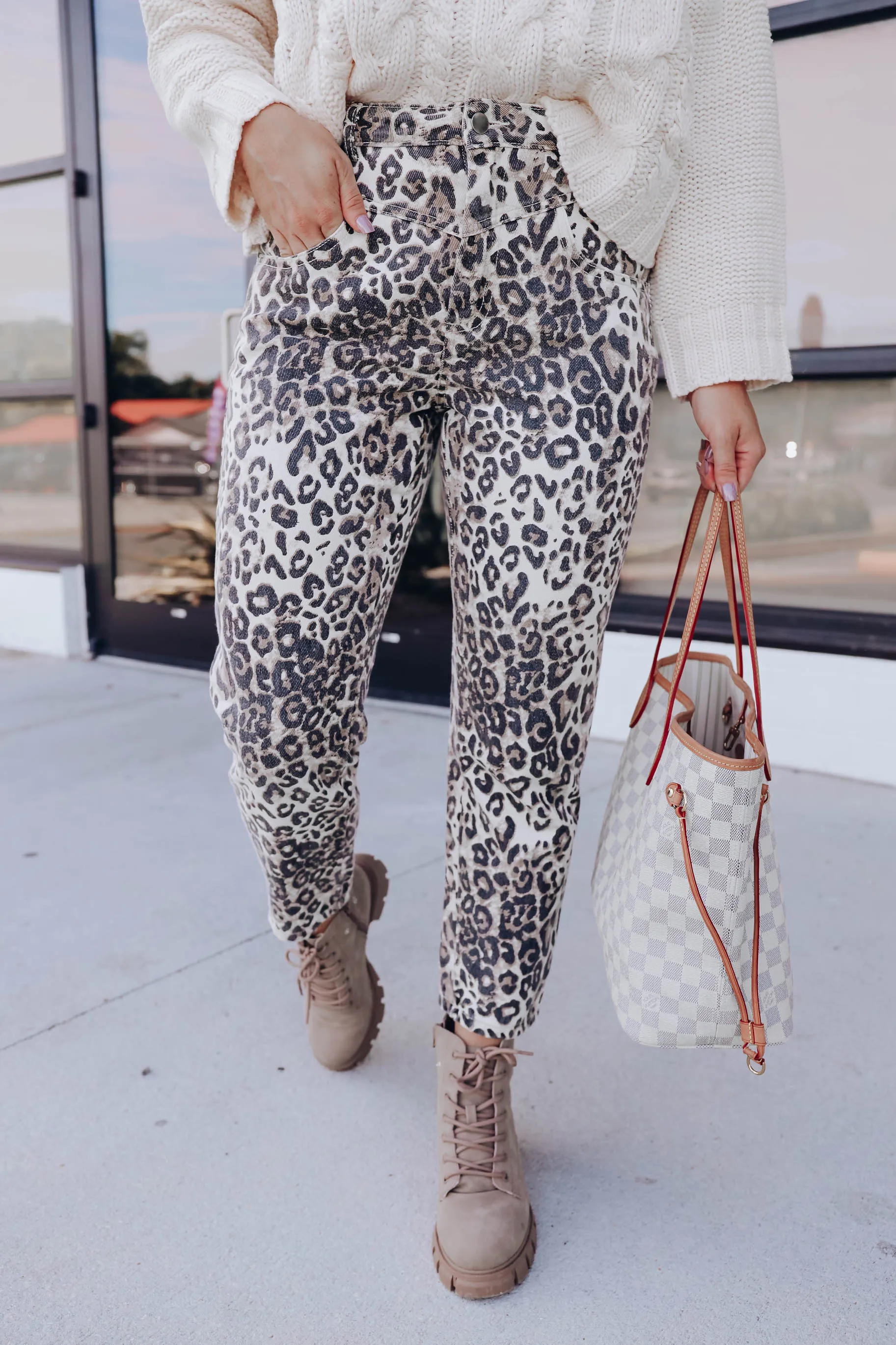 Brianna Leopard Print Pants - Final Sale