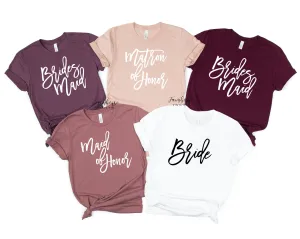 Bridal Party Shirts