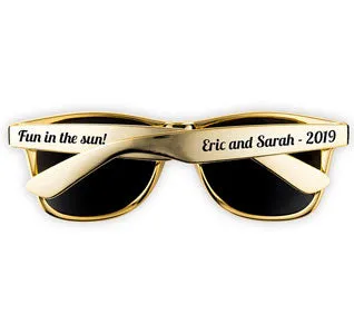 Bridal Party Sunglasses - Gold