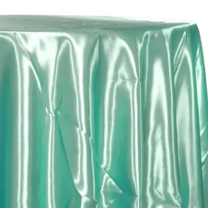 Bridal Satin Table Linen in Mint 765